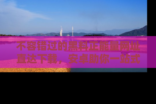 不容错过的黑料正能量网址直达下载，安卓助你一站式吃瓜体验！