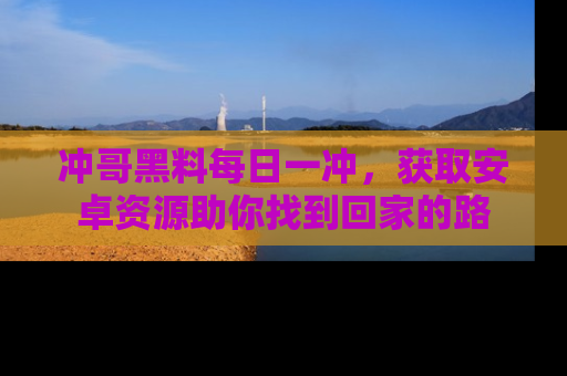 冲哥黑料每日一冲，获取安卓资源助你找到回家的路