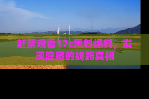 赶紧观看17c黑料爆料,发现隐藏的线路真相
