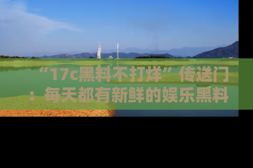 “17c黑料不打烊”传送门:每天都有新鲜的娱乐黑料等你来揭秘!