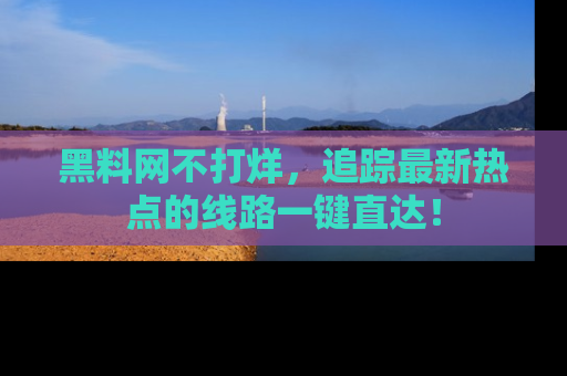 黑料网不打烊，追踪最新热点的线路一键直达！
