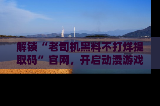 解锁“老司机黑料不打烊提取码”官网，开启动漫游戏的新次元之旅！