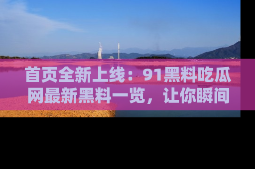首页全新上线:91黑料吃瓜网最新黑料一览,让你瞬间掌握