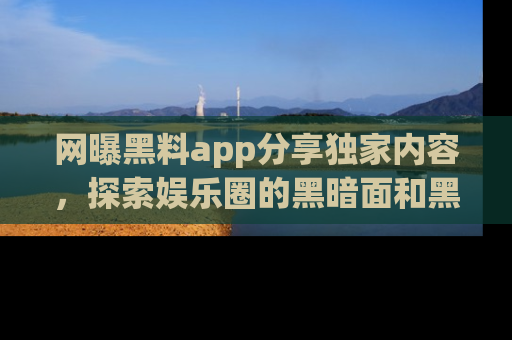 网曝黑料app分享独家内容,探索娱乐圈的黑暗面和黑料