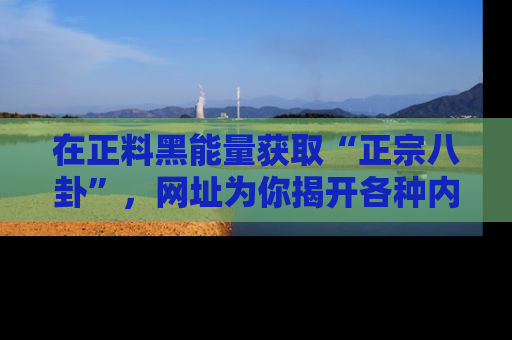 在正料黑能量获取“正宗八卦”,网址为你揭开各种内幕故事!