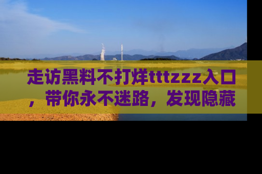 走访黑料不打烊tttzzz入口,带你永不迷路,发现隐藏的黑幕